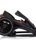 CHIPOLINO Carucior Prestige 3 in 1 blackberry cu suspensii cadru din aluminiu rucsac husa picioare greutate admisa 22 kg