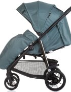 CHIPOLINO Carucior sport Insta basil cu husa de picioare suspensii cadru din aluminiu bara de protectie detasabila greutate admisa 22 kg