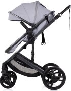 CHIPOLINO Carucior transformabil 2 in 1 pentru copii Amore Platinum cu suspensii sezut reversibil accesorii greutate suportata 22 kg