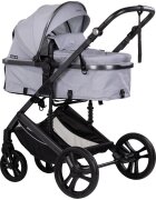 CHIPOLINO Carucior transformabil 2 in 1 pentru copii Amore Platinum cu suspensii sezut reversibil accesorii greutate suportata 22 kg