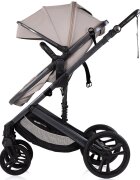 CHIPOLINO Carucior transformabil 3 in 1 pentru copii Amore Latte cu suspensii sezut reversibil accesorii greutate suportata 22 kg