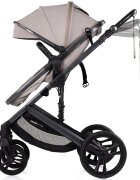 CHIPOLINO Carucior transformabil 3 in 1 pentru copii Amore Latte cu suspensii sezut reversibil accesorii greutate suportata 22 kg