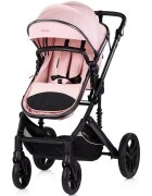 CHIPOLINO Carucior transformabil 3 in 1 pentru copii Amore Powder Pink cu suspensii sezut reversibil accesorii greutate suportata 22 kg