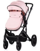 CHIPOLINO Carucior transformabil 3 in 1 pentru copii Amore Powder Pink cu suspensii sezut reversibil accesorii greutate suportata 22 kg