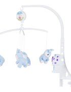 CHIPOLINO Carusel muzical pentru patut Blue rabbits