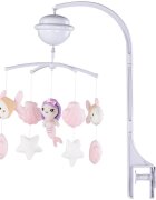 CHIPOLINO Carusel muzical pentru patut cu proiector Mermaid