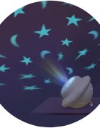 CHIPOLINO Carusel muzical pentru patut Music cu proiector functie bluetooth volum reglabil prindere universala jucarii detasabile
