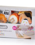 CHIPOLINO Carusel muzical pentru patut Music cu proiector functie bluetooth volum reglabil prindere universala jucarii detasabile