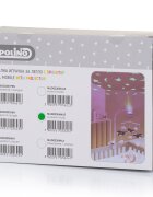 CHIPOLINO Carusel muzical pentru patut Music cu proiector functie bluetooth volum reglabil prindere universala jucarii detasabile