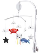 CHIPOLINO Carusel muzical pentru patut Ocean cu prindere universala si jucarii detasabile