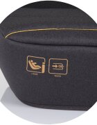 CHIPOLINO Inaltator auto Safy I-Size 125-150 cm obsidian cu sistem isofix