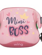 CHIPOLINO Inaltator auto Wing cu sistem Isofix I-Size 125-150 cm pink mini boss