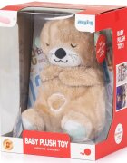 CHIPOLINO Jucarie de plus calmanta care respira cu lumini si melodii Otter