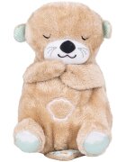 CHIPOLINO Jucarie de plus calmanta care respira cu lumini si melodii Otter
