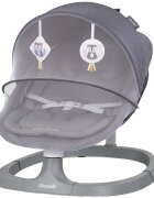 CHIPOLINO Leagan electric pentru copii Lambada Anthracite cu telecomanda functie de scaun sezut reglabil plasa anti-insecte
