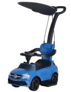 CHIPOLINO Masinuta copii de impins Mercedes AMG GLE 63 Blue cu maner si copertina reglabila bara de protectie suport pentru picioare spatiu de depozitare volan cu sunete