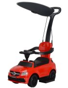 CHIPOLINO Masinuta copii de impins Mercedes AMG GLE 63 Red cu maner si copertina reglabila bara de protectie suport pentru picioare spatiu de depozitare volan cu sunete
