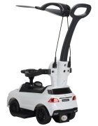 CHIPOLINO Masinuta copii de impins Mercedes AMG GLE 63 white cu maner si copertina reglabila bara de protectie suport pentru picioare spatiu de depozitare volan cu sunete
