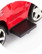 CHIPOLINO Masinuta copii de impins Mercedes Benz GL63 AMG black cu copertina maner detasabil sunete amuzante scaun spatios din piele Suport pentru picioare retractabil bara de proectie
