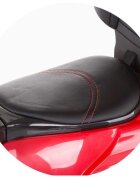 CHIPOLINO Masinuta copii de impins Mercedes Benz GL63 AMG black cu copertina maner detasabil sunete amuzante scaun spatios din piele Suport pentru picioare retractabil bara de proectie