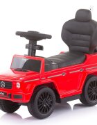CHIPOLINO Masinuta copii de impins Mercedes G350 Red cu maner si copertina detasabile spatiu de depozitare sub sezut suport pentru picioare retractabil potrivita copiilor cu varsta mai mare de 1 an cu greutatea pana la 25