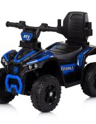CHIPOLINO Masinuta de impins ATV Blue cu maner efecte luminoase si sonore