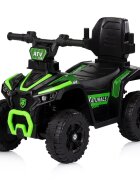 CHIPOLINO Masinuta de impins ATV Green cu maner efecte luminoase si sonore