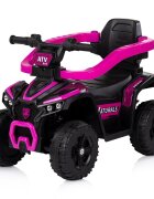 CHIPOLINO Masinuta de impins ATV Pink cu maner efecte luminoase si sonore