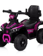 CHIPOLINO Masinuta de impins ATV Pink cu maner efecte luminoase si sonore