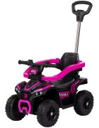 CHIPOLINO Masinuta de impins ATV Pink cu maner efecte luminoase si sonore