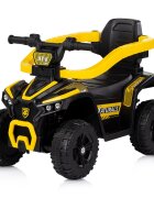 CHIPOLINO Masinuta de impins ATV Yellow cu maner efecte luminoase si sonore