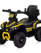 CHIPOLINO Masinuta de impins ATV Yellow cu maner efecte luminoase si sonore