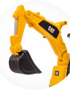 CHIPOLINO Masinuta de impins CAT Excavator yellow cu spatiu pentru depozitare volan cu sunete greutate admisa 25 kg