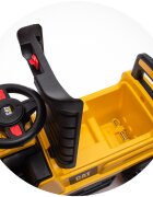 CHIPOLINO Masinuta de impins CAT Loader yellow volan cu sunete spatiu pentru depozitare greutate admisa 25 kg