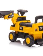 CHIPOLINO Masinuta de impins CAT Loader yellow volan cu sunete spatiu pentru depozitare greutate admisa 25 kg