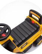 CHIPOLINO Masinuta de impins CAT Loader yellow volan cu sunete spatiu pentru depozitare greutate admisa 25 kg