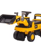 CHIPOLINO Masinuta de impins CAT Loader yellow volan cu sunete spatiu pentru depozitare greutate admisa 25 kg
