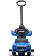 CHIPOLINO Masinuta de impins cu maner Mercedes Benz C-Class Blue cu bara de siguranta suport pentru picioare spatiu depozitare volan cu sunete greutate admisa 25 kg