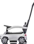 CHIPOLINO Masinuta de impins cu maner Mercedes Benz C-Class White cu bara de siguranta suport pentru picioare spatiu depozitare volan cu sunete greutate admisa 25 kg