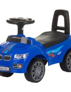 CHIPOLINO Masinuta de impins Sprinter Blue cu spatiu de depozitare spatar confortabil si volan cu sunete greutate admisa 25 kg