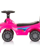 CHIPOLINO Masinuta de impins Sprinter Pink cu spatiu de depozitare spatar confortabil si volan cu sunete greutate admisa 25 kg