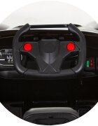CHIPOLINO Masinuta electrica pentru copii Police black 50W cu telecomanda deschidere usi lumini sunete si pornire la cheie