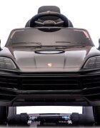 CHIPOLINO Masinuta electrica pentru copii Porsche Cayenne Black cu suspensii usi cu deschidere greutate admisa 30 kg