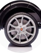 CHIPOLINO Masinuta electrica pentru copii Porsche Cayenne Black cu suspensii usi cu deschidere greutate admisa 30 kg