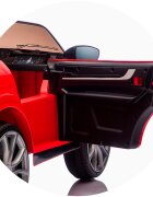 CHIPOLINO Masinuta electrica pentru copii Porsche Cayenne Red cu suspensii usi cu deschidere greutate admisa 30 kg