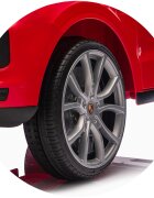 CHIPOLINO Masinuta electrica pentru copii Porsche Cayenne Red cu suspensii usi cu deschidere greutate admisa 30 kg