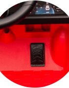 CHIPOLINO Masinuta electrica pentru copii Porsche Cayenne Red cu suspensii usi cu deschidere greutate admisa 30 kg
