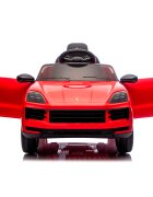 CHIPOLINO Masinuta electrica pentru copii Porsche Cayenne Red cu suspensii usi cu deschidere greutate admisa 30 kg