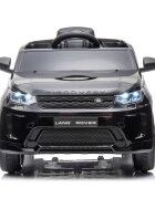 CHIPOLINO Masinuta electrica SUV Land Rover Discovery cu scaun din piele si roti EVA black 50W