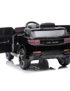 CHIPOLINO Masinuta electrica SUV Land Rover Discovery cu scaun din piele si roti EVA black 50W